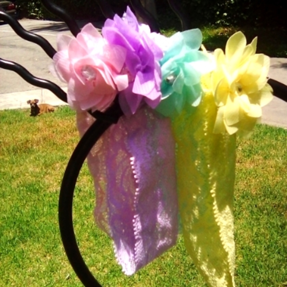 4 Beautiful Headbands.Lace